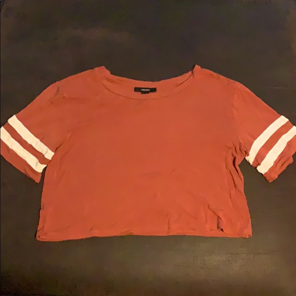 Rusty Orange Crop Top